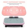 Vibration Plate Fitness Platform with handle Whole Body Exercise Machine with 120 Speed Levels, Lymphatic Drainage, Fat Burning, and Weight Loss
