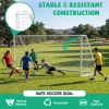 7X16FT Soccer Goal for Backyard Kids Portable Soccer Net with High-Strength Nets
