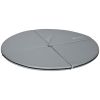 Extra-Protective 2"T x 5'W Foldable Pole Dance Mat Light Gray with Handle Lightweight