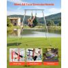 Yoga Stand Frame, Max 310 lbs Load Swing Stand, Triangular Structure Pull Up Stands, Aerial Silk Stands with Height Adjustable & Aluminum Frame Legs