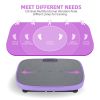 Vibration Plate Fitness Platform, Whole Body Exercise Machine for Lymphatic Drainage, Shaking Workout Board with 120 Speed Levels