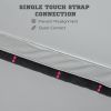 Extra-Protective 2"T x 5'W Foldable Pole Dance Mat Light Gray with Handle Lightweight