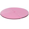 Extra-Protective 2"T x 5'W Foldable Pole Dance Mat Pink with Handle Lightweight