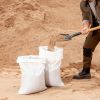 Heavy Duty Sand Bags, 50Pack 14" x 26", Empty Sandbags for Flooding with Tie Strings, Woven Polypropylene Sand Bag with 1600 Hours of UV Protection