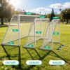 6X12FT Soccer Goal for Backyard Kids Portable Soccer Net with High-Strength Nets
