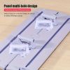 1pc Multi-Functional Folding Abdominal Exercise Board - PP Material, Uncharged, Portable Home Workout Equipment for Waist, Buttocks