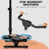 Foldable Ab Twister, Height Adjustable Twist Board with LCD Monitor, for Total Body Toning Workout