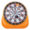 Inflatable Soccer Dart Board, over 6 ft High Giant Soccer Dart Board with 4 Kick Balls, 12 Tennis and Air Pump, 3-Min Setup