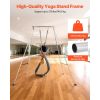 Yoga Stand Frame, Max 310 lbs Load Swing Stand, Triangular Structure Pull Up Stands, Aerial Silk Stands with Height Adjustable & Aluminum Frame Legs