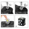 Water Filled Dumbbells Set, Fun Dice Style Travel Foldable Dumbbells,Fitness Dumbbell Pairs 15lbs, Portable Training Equipment, for Core Training