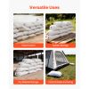 Empty Sandbags, 100 Packs 16 x 26 in, Heavy Duty Sand Bags Sacks with Ties, 50lb Capacity Woven Polypropylene Sandbags