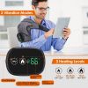 Cordless Shoulder Heating Pad Rechargeable Heated Shoulder Wrap Massager Shoulder Brace Supports with 3 Heating Levels 3 Vibration Modes for Left Righ