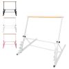 White Solid Wood Ballet Barre With Adjustable Range Of 31.5-39.5 Inches For Dance Practice
