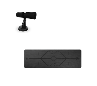 Sit Up Bar Trainer (Option: Black Set)