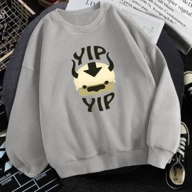 Man New Fleece Sweatshirts Avatar The Last Airbender (Option: Grey-2XL)