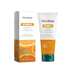 OceAura Vitamin C Cleanser Brightening Complexion Cleansing Face Gentle Hydrating Nourishing Cleanser (Option: 100g-116.8g-6.57*1.57*1.57inch)