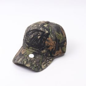 Letter Embroidery Graffiti Baseball Cap Unisex Street (Option: Dark Brown)