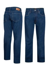 Men's Straight Leg Denim Jeans (Color: RBL, size: 34)