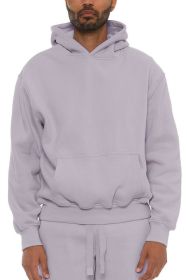 Premium Cotton Blend Hoodie (Color: SEAFOG, size: M)