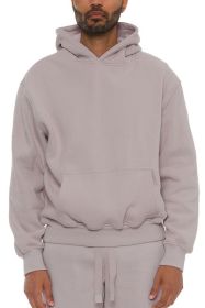 Premium Cotton Blend Hoodie (Color: TAUPE, size: S)
