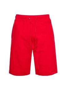 Premium Heavy Weight Single Jersey Short (Color: Red, size: XL)