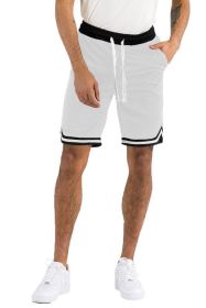 Solid Athletic Basketball Sports Shorts (Color: KHAKI, size: L)