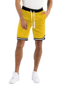 Solid Athletic Basketball Sports Shorts (Color: TEAL, size: S)