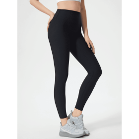 JupiterGear High-Waisted Leggings (Color: Black, size: 4)