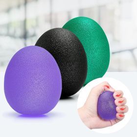 Hand Grip Strength Trainer, Stress Relief Ball (Color: Plus Size - Purple Green Black)