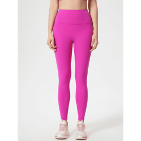 JupiterGear Wide Waistband Leggings (Color: Fuchsia Pink, size: 10)