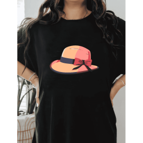 Casual Women's Cotton T-Shirt with Bow Detail - Trendy and Comfortable for Every Season (Style: 453)