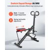 Squat Machine, Deep Squat Rowing Machine for Home, Easy Setup & Foldable Exercise Equipment