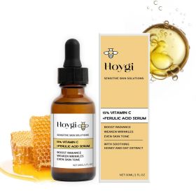 Hoygi Vitamin C Honey Essence Firming Face Lift Moisturizing Hydrating Daily Application Essence (Option: 30ml-45.63g-4.14*1.19*1.19inch)