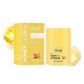 Hoygi Honey Nourishing Lip Balm Deeply Nourishes Soft Lips And Skin Lightening Lip Lines And Preventing Dry Cracks (Option: 15g-45g-2.12*1.45*1.45inch)
