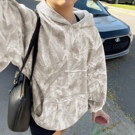 Hoodie Hot Sale Long Sleeve Jungle Maple Leaf Branches (Option: Color 1-S)